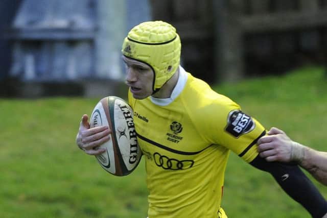 Fraser Thompson scored a try for Melrose. Picture: Neil Hanna