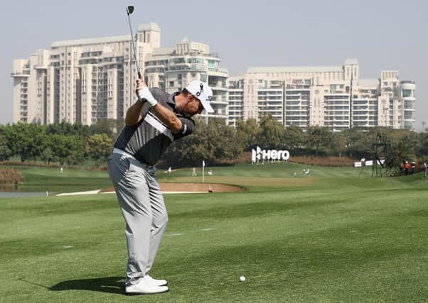 Stephen Gallacher finished joint seventh in the Hero Indian Open. Picture: Getty