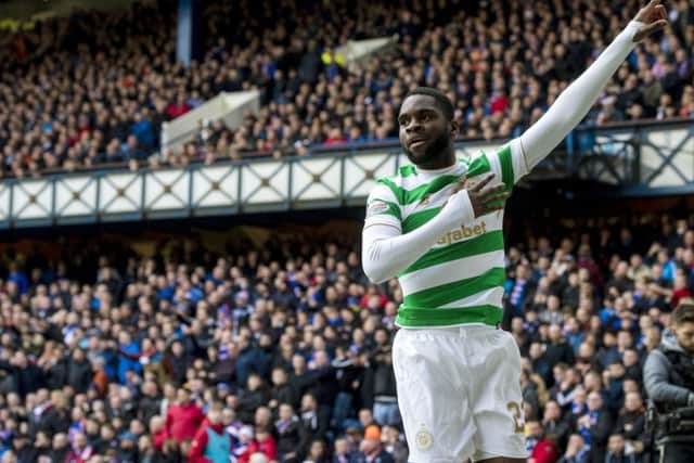Odsonne Edouard scored within minutes of coming on as a substitute. Picture: SNS Group