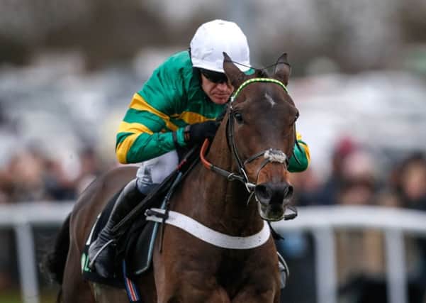Barry Geraghty rides Buveur D'Air to victory in the Christmas Hurdle at Kempton. Picture: Alamn Crowhurst/Getty