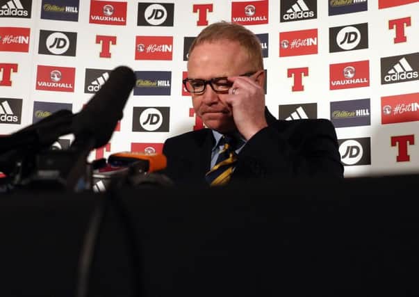 Scotland  boss Alex McLeish announces his first squad yesterday.