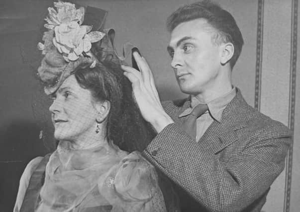 Milliner John Boyd and sister Jessie in the 1940s