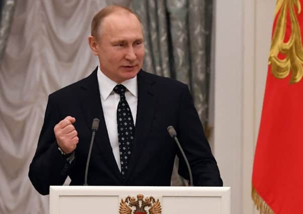 Vladimir Putin is playing a geopolitical game the West is struggling to figure out (Picture: AFP/Getty)