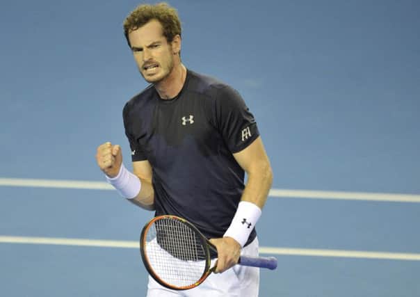 Andy Murray could make a playing comeback in a Challenger event in Glasgow in late April. Picture: Ian Rutherford