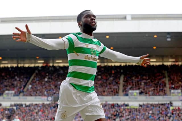 Odsonne Edouard netted the winner for Celtic in the five-goal thriller. Picture: PA