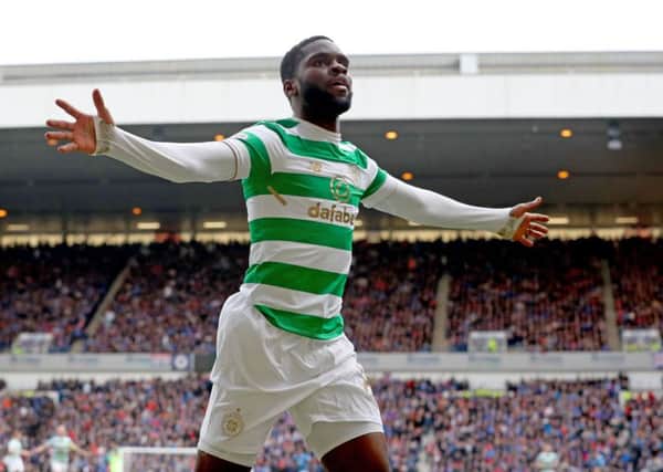 Odsonne Edouard netted the winner for Celtic in the five-goal thriller. Picture: PA