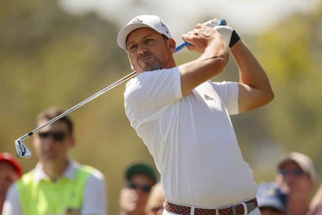 Sergio Garcia found it 'surreal' as his wife went into labour earlier than expected. Picture: AP.