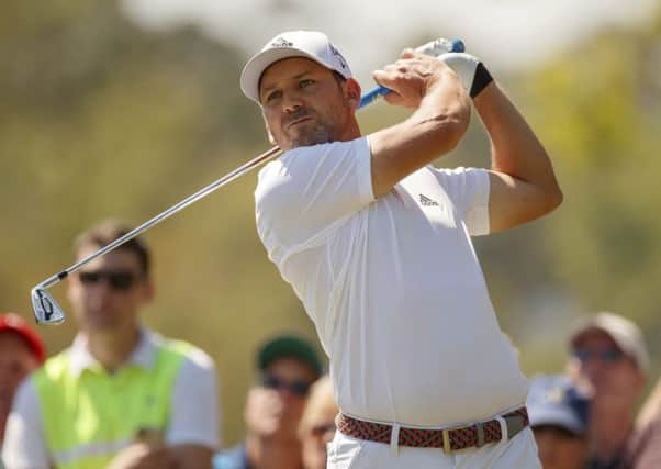 Sergio Garcia found it 'surreal' as his wife went into labour earlier than expected. Picture: AP.