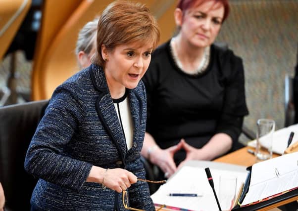 Nicola Sturgeon will meet Theresa May today as 'power grab' row rumbles on. Picture: Getty