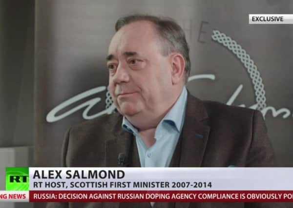 Former First Minister Alex Salmond Picture: Lesley Martin/PA Wire