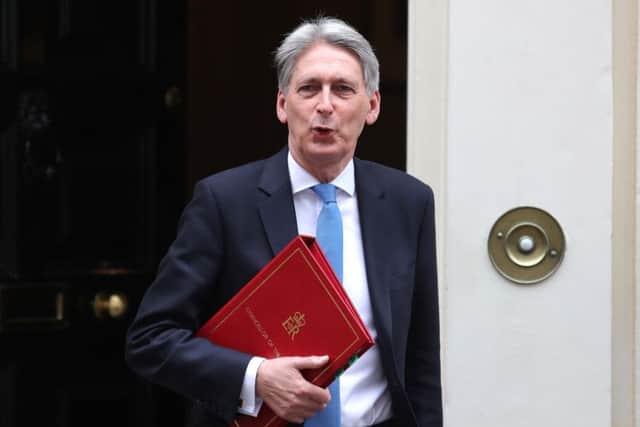 Philip Hammond leaves from 11 Downing Street March 13, 2018. Picture: AFP/Getty