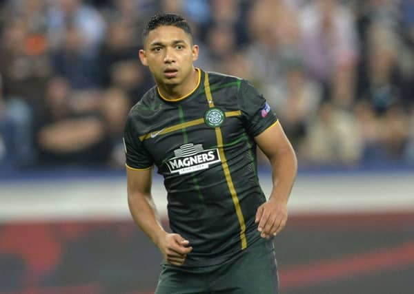 Emilio Izaguirre in action for Celtic against FC Salzburg in September 2014. Picture: Getty Images