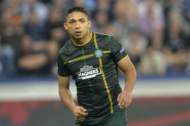 Emilio Izaguirre in action for Celtic against FC Salzburg in September 2014. Picture: Getty Images