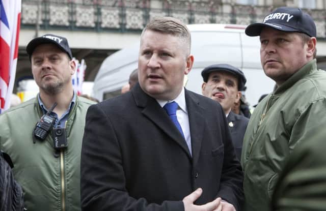 Britain First leader Paul Golding.