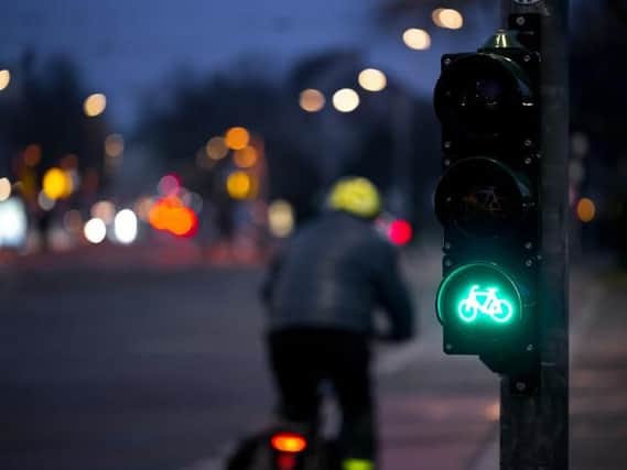Green lights for cyclists before other traffic are planned at 14 junctions. Picture: City of Edinburgh Council