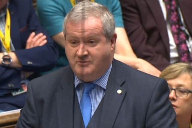 SNP Westminster leader Ian Blackford speaks during Prime Minister's Questions. Picture: PA Wire