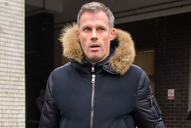 Jamie Carragher has been suspended by Sky Sports until the end of the season. Picture: Dominic Lipinski/PA Wire