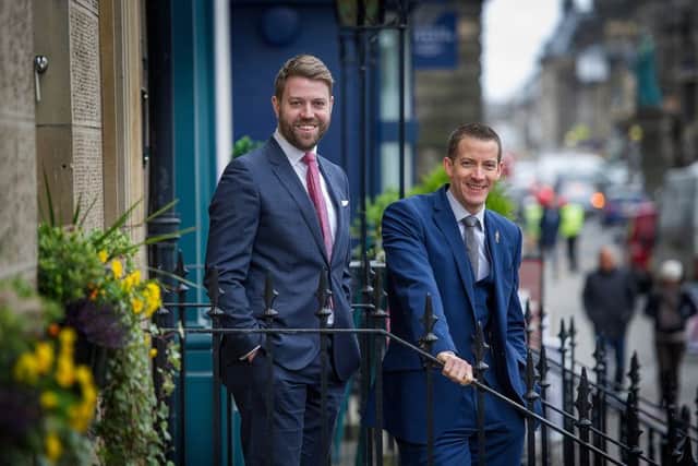 Sam Wason (left) and Gordon Kaye of Cathcart Associates. Picture: Contributed