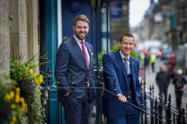 Sam Wason (left) and Gordon Kaye of Cathcart Associates. Picture: Contributed