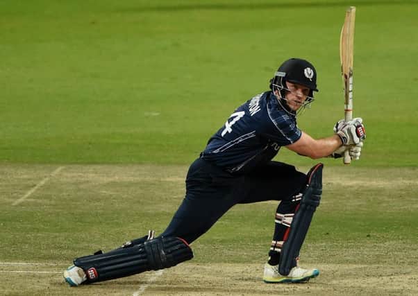 Scotland all-rounder Richie Berrington will make his 210th appearance for his country. Picture: Tom Dulat/Getty Images