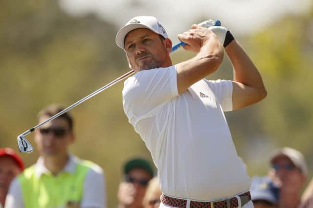 Sergio Garcia in action at the Valspar Championship. Picture: Mike Carlson/AP