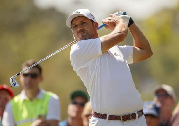 Sergio Garcia in action at the Valspar Championship. Picture: Mike Carlson/AP