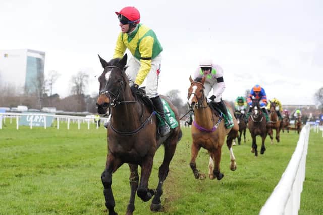 Supasundae wins the Irish Champion Hurdle on day one of the Dublin Racing Festival at Leopardstown.
