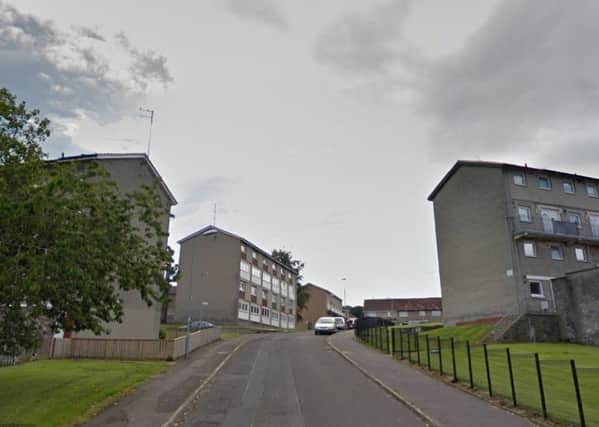 The man was approached at Ross Place, Rutherglen. Picture: Google