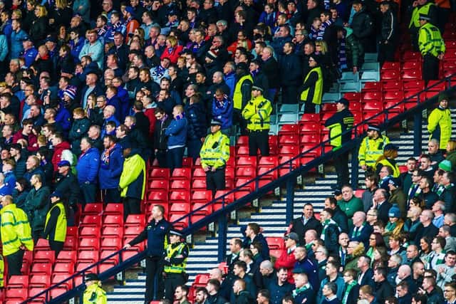 Celtic and Rangers shelled out £500k on policing at Old Firm matches. Picture: John Devlin