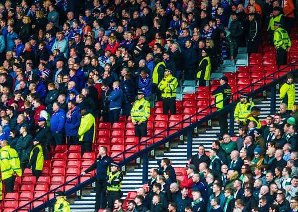 Celtic and Rangers shelled out Â£500k on policing at Old Firm matches. Picture: John Devlin