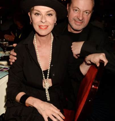 At the Nordoff Robbins O2 Silver Clef Awards, London last year with husband and musical partner Ian Devaney. Picture: Richard Young/REX/Shutterstock (8886185ak)