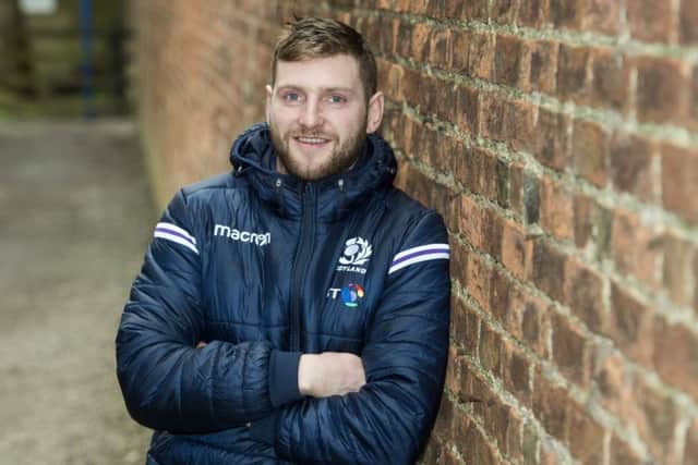 Scotland stand-off Finn Russell at Oriam ahead of the game against Italy in Rome. Picture Paul Devlin/SNS