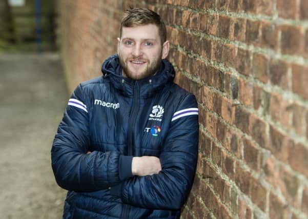 Scotland stand-off Finn Russell at Oriam ahead of the game against Italy in Rome. Picture Paul Devlin/SNS