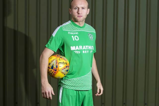 Hibernian's Dylan McGeouch. Picture: Ross MacDonald/SNS