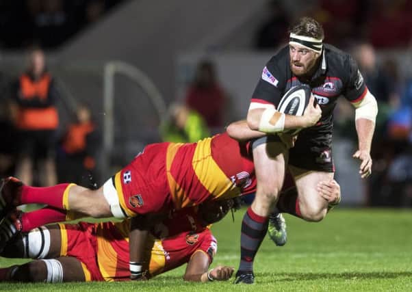 Tighthead prop Simon Berghan is back with Edinburgh and will be on the bench against Munster. Picture: Bill Murray/SNS