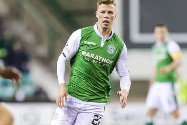 Hibernian's Florian Kamberi. Picture: Roddy Scott/SNS