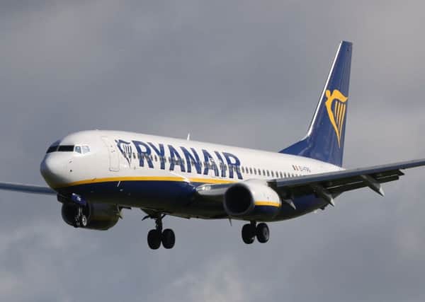 Ryanair is to ground all but three of its 17 winter routes from Glasgow. Picture: Niall Carson/PA Wire