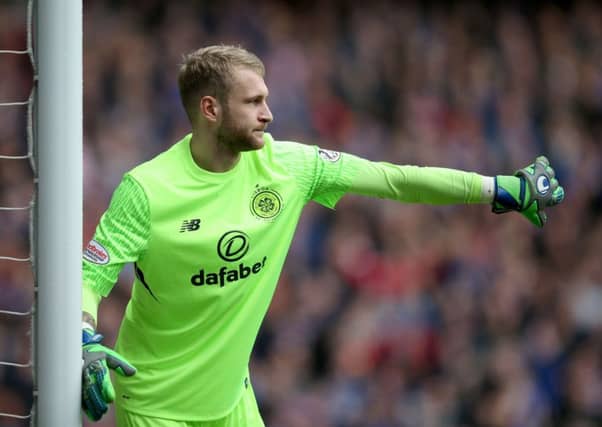 Scott Bain impressed during Celtic's victory over Rangers. Picture: PA