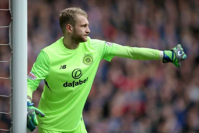 Scott Bain impressed during Celtic's victory over Rangers. Picture: PA