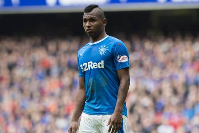 Alfredo Morelos has been challenged by Rangers manager Graeme Murty to top Scotland's scoring chatrts. Picture: SNS.