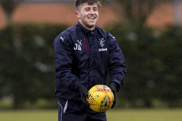 On the goal trail: Rangers' Josh Windass. Picture: SNS Group