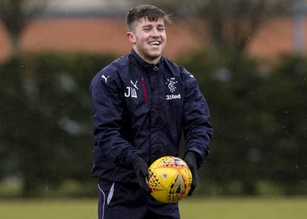 On the goal trail: Rangers' Josh Windass. Picture: SNS Group