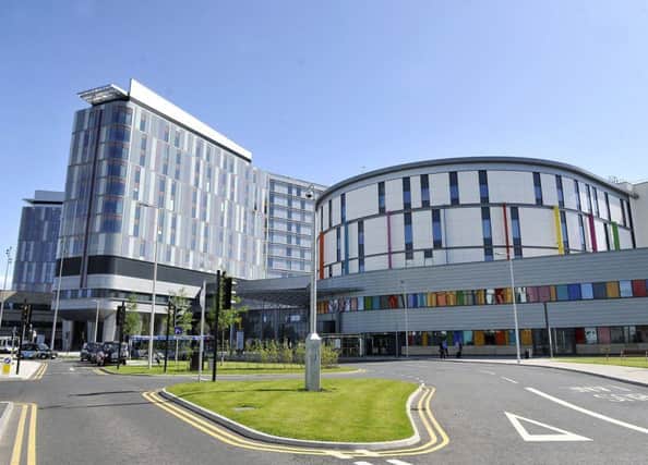 The Queen Elizabeth Hospital and The Royal Hospital for Sick Kids in Glasgow. Picture: Emma Mitchell