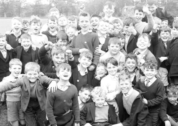 A group of schoolchildren in 1966. Picture: TSPL