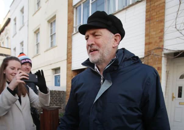 A Newsnight boss has dismissed claims the programme photoshopped Mr Corbyn's hat to make him look more Russian. Picture: Yui Mok/PA Wire