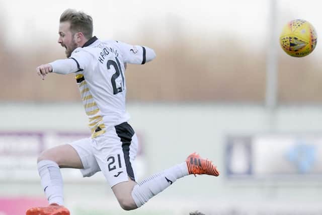 Danny Handling was on target for Dumbarton in the win at Brechin. Picture: Michael Gillen