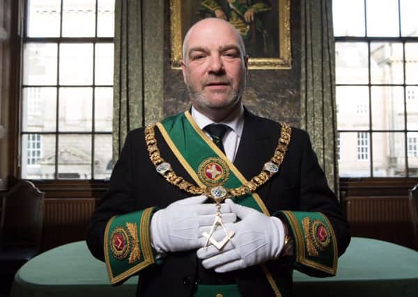 Ewan Rutherford of Sir Robert Moray Lodge, Edinburgh, who appears in the BBC Scotland documentary on freemasons tonight.