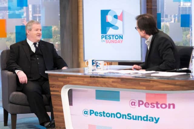Ian Blackford appearing on Peston on Sunday. Picture: ITV