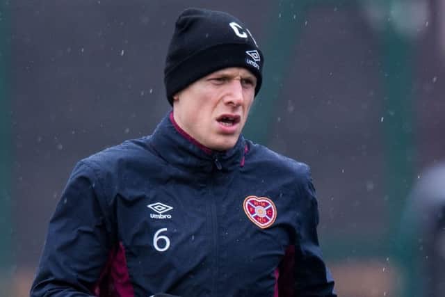Hearts captain Christophe Berra was a surprise absentee from the Scotland squad.