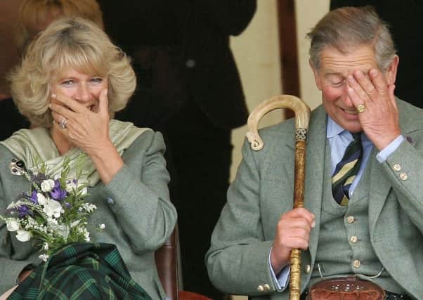 Duke and Duchess of Rothesay at the Mey Games in Caithness, Scotland.  PIC: Christopher Furlong/Getty Images.
